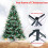 All-Metal Folding Christmas Tree Stand Heavy Duty 8ft 50lbs 5