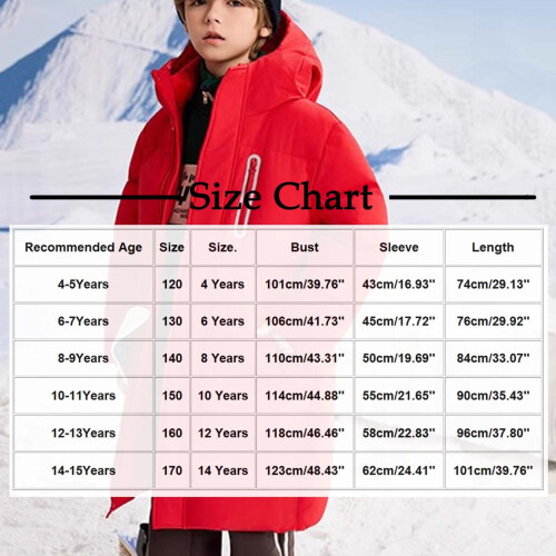 Beige Kids Puffer Jacket with Hood and Thermal Lining for 2