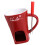 Ceramic chocolate fondue mug with sturdy design 1