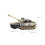 Remote Control Tank Toy Yellow 9-Channel with Light and 2