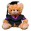 Plush Bear Graduation Gift with Removable Hat 1