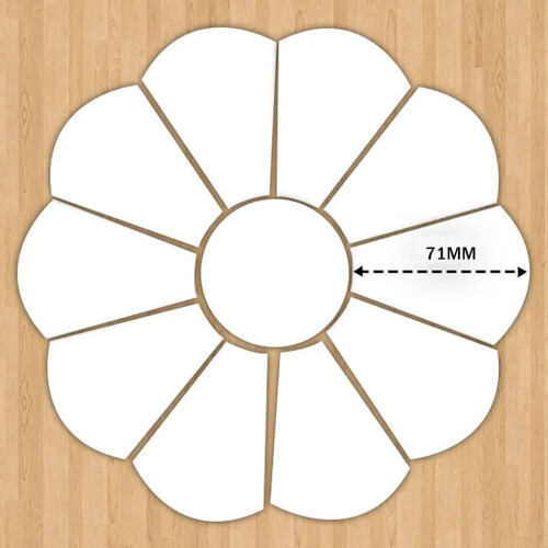 Mother's Day Gift Flower Garden Piecing Template