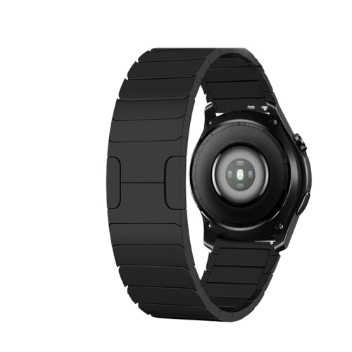 Genuine Titanium Watch Strap - 22mm with Original Buckle Black