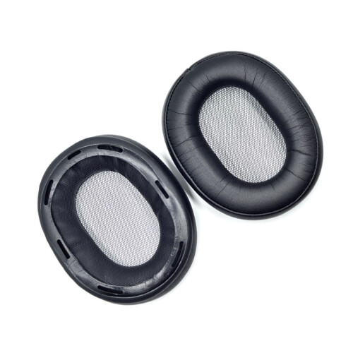 Utskiftbare øreputer til Sony MDR-1A hodetelefoner - Proteinlær Black 2