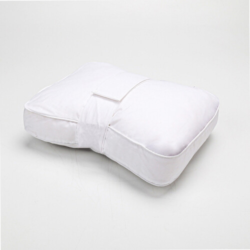 Memory Foam Knee Pillow for Side Sleepers - White (34x24CM) 2