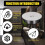 Stove Pipe Cover Stainless Steel 18 cm Diameter 7
