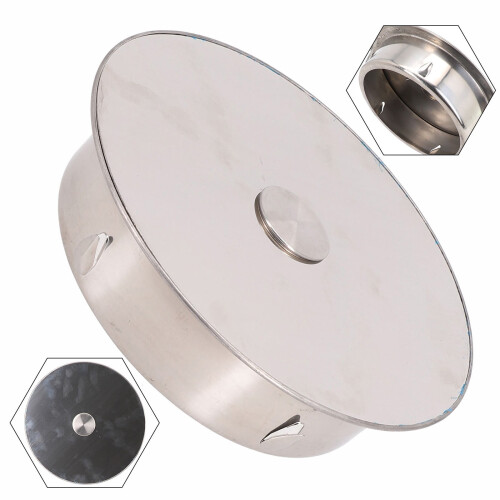 Stove Pipe Cover Stainless Steel 18 cm Diameter 2