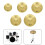 Brass Cymbals Percussion Set 8 10 12 14 16 Inch 3