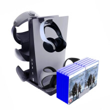 PS VR2 Cooling Stand with Dual Controller Charger and