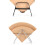 HEMOTON Filter Paper Holder Cone-Shaped Reusable Coffee 3