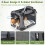 Collapsible Soft Dog Crate with Mesh Windows & 3 Doors 6