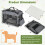 Collapsible Soft Dog Crate with Mesh Windows & 3 Doors 4