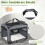 Collapsible Soft Dog Crate with Mesh Windows & 3 Doors 3