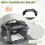 Collapsible Soft Dog Crate with Mesh Windows & 3 Doors 2