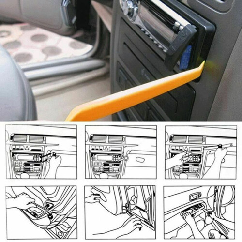 Car Trim Removal Tool Kit Plastic Interior Clip Set 4 Pieces 2