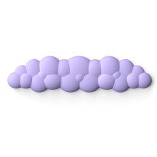 Reposamuñecas para teclado Cloud, cuero suave, espuma viscoelástica, cojín de soporte para la muñeca para facilitar la escritura, alivio del