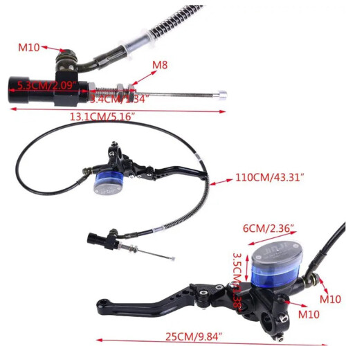 Hydraulic Clutch Set for Motorbikes with Enhanced Durability 1