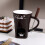 Ceramic chocolate fondue mug with sturdy design 4
