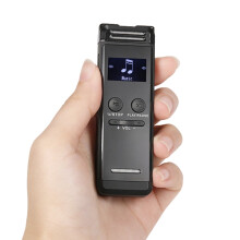 Gravador de voz e reprodutor de MP3 com microfone, suporte a USB, velocidade variável para entrevistas, compatível com USB.