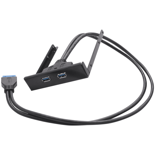 2x Κόμβος μπροστινού πίνακα USB3.0, Θέση επέκτασης 2 θυρών, Καλώδιο βραχίονα 20 ακίδων 2