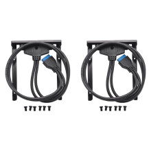 2x USB 3.0 frontpaneel hub, 2 poorten uitbreidingssleuf, 20-pins naar USB 3.0 bracketkabel voor computer pc