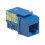Platinum Tools726BL-1Cat6 110 Keystone Jack - Blå - Pr. stk. 3