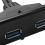 2x Κόμβος μπροστινού πίνακα USB3.0, Θέση επέκτασης 2 θυρών, Καλώδιο βραχίονα 20 ακίδων 8