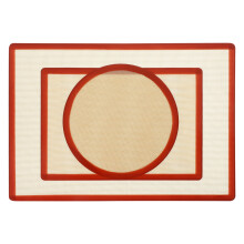 Lot de 3 tapis de cuisson en silicone antiadhésifs pour four et cuisine.