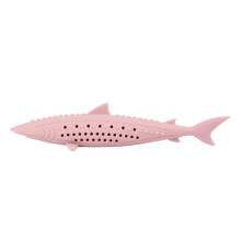 Cat Teething Toy Pink Fish Shape Dental Chew 1 PC