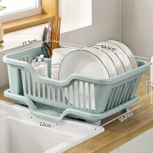 Escurridor de platos - Escurridor de platos que ahorra espacio, escurridor de platos para encimera de cocina, escurridor de cocina con soporte para