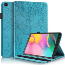 Hoesje van PU-leer, compatibel met Samsung Galaxy Tab A10.1 2019 (SM-T510/T515), opvouwbare foliohoes met standaard, geschikt voor Samsung Galaxy Tab