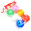 Foam Christmas Balls Craft Ornaments 3 Sizes 2