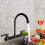 RV Kitchen Faucet Double Handle High Arc Swivel 2-Hole 5