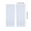 Semi-Sheer Curtains White 52x84 in 2 Panels Light Filtering 4