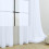 Semi-Sheer Curtains White 52x84 in 2 Panels Light Filtering 5