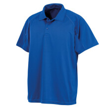 (XL, Royal Blue) Spiro Impact Mens Performance Aircool Polo T-Shirt