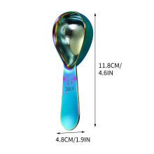 Cuillère doseuse Fanshiluo en acier inoxydable, 30 ml (2 cuillères à soupe), à manche court, pour café moulu, thé, sucre, farine - Mesure