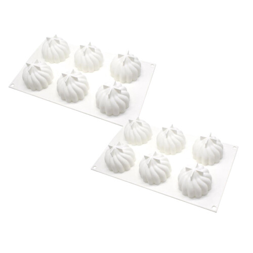 Καλούπια για cake pops Xubond σε σχήμα σπιράλ Καλούπια σιλικόνης Εργαλεία κέικ Είδη