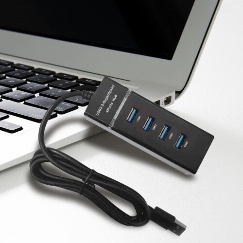 Διανομέας USB 3.0 4 θυρών με καλώδιο 4 ποδιών, γρήγορη μεταφορά δεδομένων, φόρτιση Micro 1