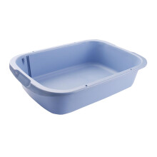 Pet Litter Tray for Hamsters and Indoor Cats Blue 52x35x12cm
