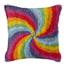 DIY haakpakketten voor vloerkleden - Haakwerk met basisgereedschap voor kinderen en volwassenen - Regenboog