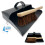 Strong Metal Hooded Dustpan with Stiff Brush 14