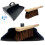 Strong Metal Hooded Dustpan with Stiff Brush 15