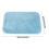 Soft Plush Shaggy Microfiber Mat Beige Non-Slip 2