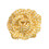 Polyester Hair Bands Yellow Rose Design 12pcs 1
