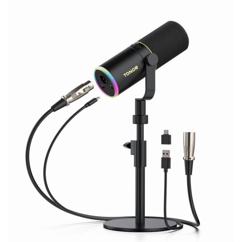 TONOR TD510 Dynamic Microphone USB/XLR 1pc 1