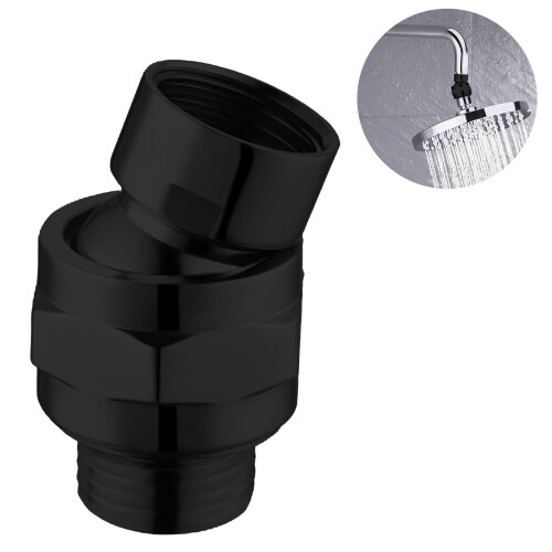 Swivel Shower Head Adapter Joint Extendable Adjustable