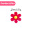 3D Flower Fridge Magnets Colorful Strong 1 Pc 3