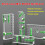 Acrylic Mini Magnetic Level High Precision Thickened Design 5