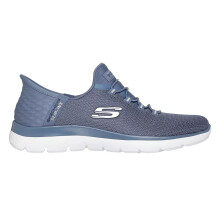 (8 UK, Slate) Skechers Mens Summits - Diamond Dream Slip-In Casual Shoes